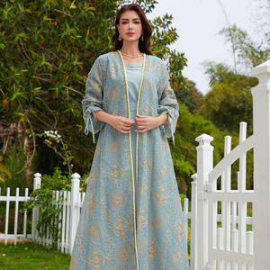 Vestido musulmán para mujer Emmes Robe Abaya de alta calidad Nueva <span class=keywords><strong>moda</strong></span> Chica árabe Últimos diseños de Burqa Jalabiya Ramadan Abaya - Product Image 2