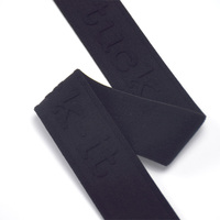 Cinturilla Elástica Suave de Jacquard de Nailon y Poliéster Personalizada con Relieve, MOQ Bajo, para Pantalones y Bóxers