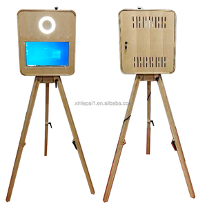 Cabina de <span class=keywords><strong>Fotos</strong></span> Retro de Madera con Pantalla Táctil de 15.6 Pulgadas, Cámara SLR, Compatible con <span class=keywords><strong>iPad</strong></span>, para Bodas, Fiestas y Eventos - Product Image 2