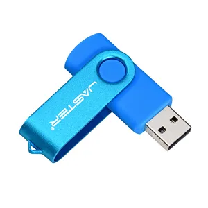 JASTER girevole personalizzato 1GB 2GB 4GB 8GB 16GB 32GB 64GB 128GB Memoria USB Stick Memory Disk Pendrive USB Flash Drive