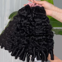 Lots de Cheveux Humains 100% Vierges pour Crochet, Qualité 15A, Cheveux Brésiliens Bruts à Nœuds Miraculeux, Vente en Gros de Cheveux Humains Bouclés pour Crochet pour Femmes