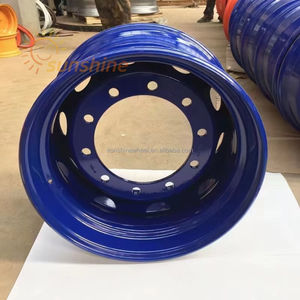 Radfelge 14x22.5 Herstellerdefinierte 22,5 Zoll Hochleistungs-Schlauchlos-Stahlfelgen 14.00*22.5 LKW-Felge für 445/75R22.5 - Product Image 3