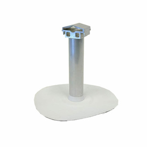Base en aluminium de support de conducteur de foudre avec jupe de membrane imperméable pour la protection de <span class=keywords><strong>toit</strong></span> <span class=keywords><strong>plat</strong></span> - Product Image 2