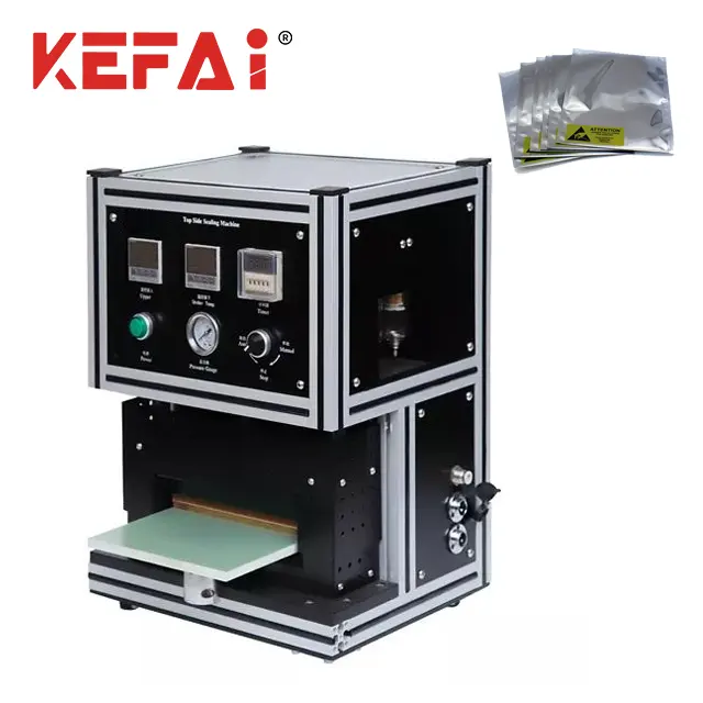 KEFAI küçük ve düşük maliyetli mobil batarya yapma makinesi kılıf cep vakum üst yan ısıtma sızdırmazlık makineleri