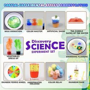 Best-Selling Educational Cognitive Toy Experimental <b>Sets</b> 268 Chemical Experiments Contained Kid Science Experiment Slime - Product Image 5