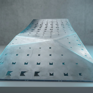 Panneau en aluminium perforé sur mesure, anodisé, anti-corrosion, revêtement extérieur industriel pour murs-rideaux - Product Image 1