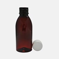 Bouteille en plastique PET de 150 ml avec bouchon à vis |   Fabricant en gros |   Usine GMP |   Bouteille en PET pour médicaments liquides, sirop contre la toux