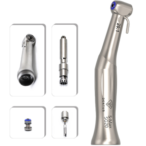 Mũi khoan nha khoa tốc độ thấp góc nghiêng 20:1, mũi khoan nha khoa góc nghiêng phẫu thuật, mũi khoan nha khoa khí nén SG20 - Product Image 5