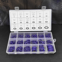 595PCS 42 Lubang 270O Tipe Karet O Ring Kotak Perbaikan Kit Perawatan Kompresor AC Mobil