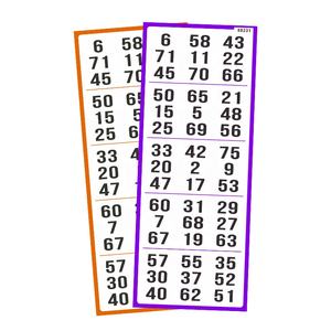 خدمات الطباعة الرقمية المخصصة الألوان النابضة بالحياة والتفاصيل لعبة البنغو ورقة Cmyk البيانات المتغيرة - Product Image 1