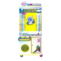 Máquina de grúa comercial de arcade operada con monedas para regalos y juguetes, equipo de entretenimiento de alta calidad en venta
