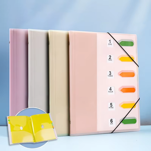 Gran oferta, bolsa de almacenamiento multicapa A4 PP, logotipo personalizado, suministros de papelería al por mayor para organización de archivos - Product Image 1