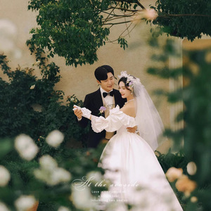 Wedding Dress Ball Gown Empire Waist Sweetheart Neckline Organza Vintage White Bridal Gown For Outdoor Wedding Photography - Product Image 2