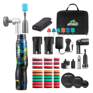 Pulidora y abrillantadora de coches inalámbrica de doble acción de 300W y 2000mAh con batería, 0/3/12mm, para detallado automotriz DIY - Product Image 1