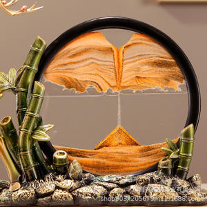 Nueva Escultura de Resina Epoxi Estilo Chino con Pintura de Arenas Movedizas, Figura Decorativa para Oficina, Sala de Estar, Decoración del Hogar, Regalo de Inauguración - Product Image 4