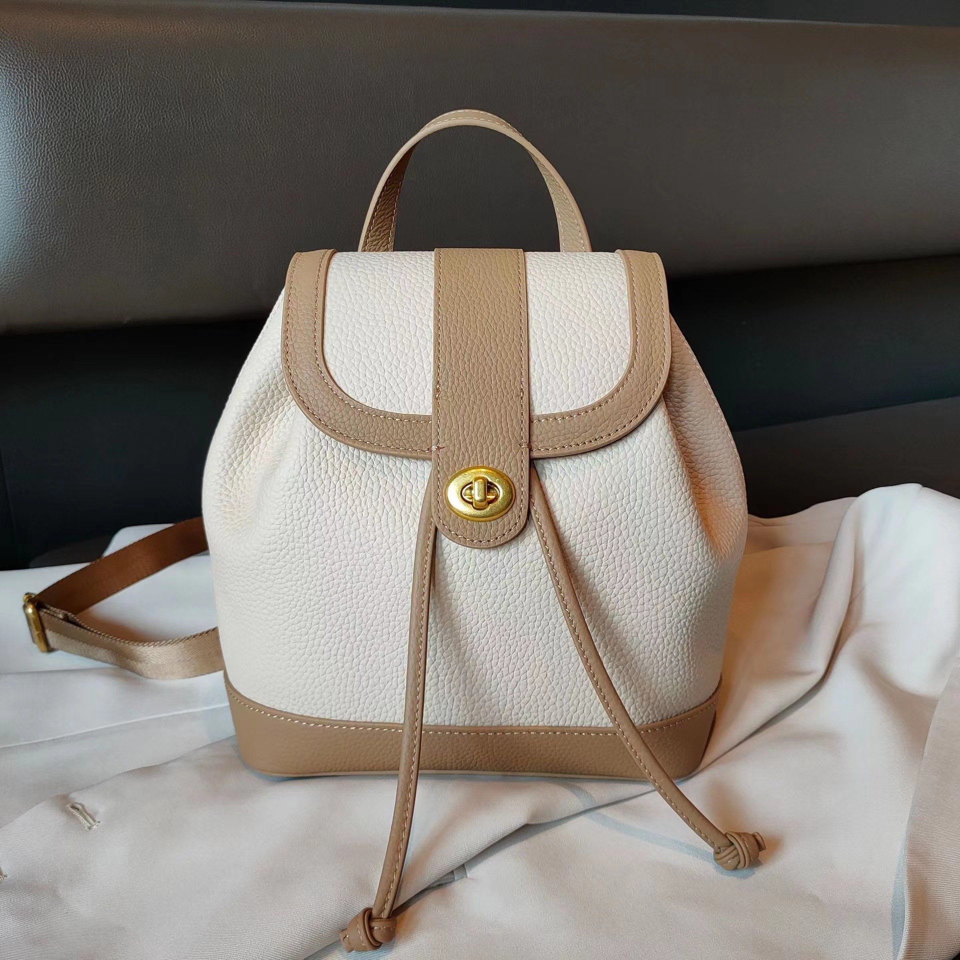 apricot & beige