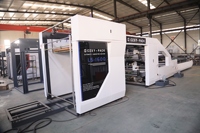 Machine automatique de stratification de cannelure de carton ondulé de CZXY stratification de boîte de carton de plastifieuse de cannelure de 5 plis