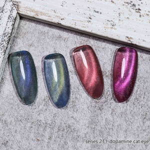 Nuevo Gel de Uñas Ojo de Gato Camaleón, 12 Piezas, Gel Magnético con Brillo Galáctico, Gel UV Removible para Tiendas de Suministros de Uñas - Product Image 2