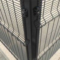 Clôture de haute sécurité, clôture à vue dégagée, clôture anti-escalade 358, revêtement en poudre et galvanisée