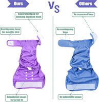 Wegreeco Couches lavables et réutilisables de qualité supérieure pour chien femelle (Petit/Moyen/Grand) - Lot de 3 résistantes à la chaleur