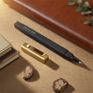 قلم حبر جاف عالي الجودة مع شعار تجاري قلم معدني أسود قابل للتخصيص ومناسب للإعلان - Product Image 4