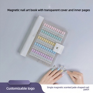 Venta al por mayor de fábrica, personalizado OEM/ODM, tablero expositor magnético individual para uñas, placa acrílica para uñas, libro de cartas de colores 240/270/450 - Product Image 3