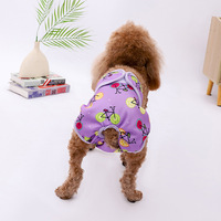 Pantalons physiologiques pour chiens imprimés de fruits, culottes sanitaires pour chiennes, couches réutilisables, sous-vêtements pour animaux de compagnie, vêtements pour chiens