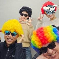 Porky Hair Wavel Single Yellow Peluca en Collage - Product Image 1