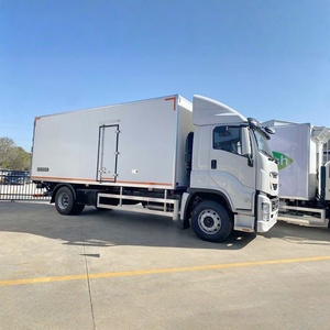Factory High Quality ISUZU Giga 4X2 Diesel 10T <b>Refrigerated</b> Box <b>Container</b> Truck For Sale - Product Image 1