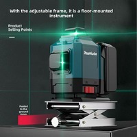 Usine 21V Batterie Forte Lumière Haute Précision Système de Nivellement Laser 16 Lignes Nivellement Automatique Infrarouge