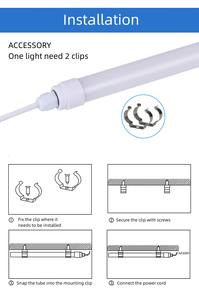 Digunakan untuk kotak lampu bawah air atau kulkas T8 lampu tabung <span class=keywords><strong>LED</strong></span> akuarium lampu tabung <span class=keywords><strong>LED</strong></span> tahan air peringkat IP IP68 - Product Image 5