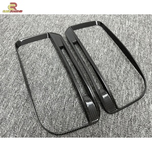 Couvre-phare antibrouillard en fibre de carbone sèche style R pour Mercedes Benz Classe G W464 G63 AMG G500 2019-2024, cadre de phare antibrouillard, pièces de kit carrosserie - Product Image 2