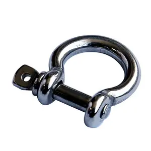 Scheepshardware Leverancier Boot Accessoires Gesmeed Boeg Shackle Met Captive Pin Voor Jacht En Schip