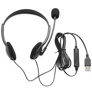 Auriculares con Cable USB, Cancelación Activa de Ruido (ANC), Orejeras de PVC y PU, Cable de 1.8M para Uso en Tráfico, Tabletas, Conferencias en Línea - Product Image 4