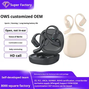 2025 giọng nói Berlin không dây cho Tai nghe Bluetooth xuyên biên giới độc quyền cho người chạy thể thao tiếng ồn hủy bỏ tuổi thọ pin dài - Product Image 5