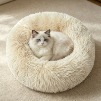 Lit pour chien et chat, solide, luxueux, moderne, forme élégante, amovible, lavable en machine, rembourrage en polyester durable, confortable, toutes saisons
