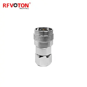 RF N Connector Nickel-plated Clamp Male Plug For RG8 Cable