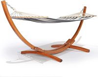 Hamac en bois Offre Spéciale Danlong Support de chaise Hamac double réglable avec support en bois Extérieur