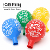 Ballons en latex personnalisés de 12 pouces avec logo imprimé sur un côté, 1 couleur, pour anniversaire, mariage, Saint-Valentin, vente en gros
