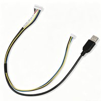 Kabel Harness USB 2.0 a Male ke Konektor JST PH/XH untuk Transmisi Daya & Data dalam Kontrol Industri, Elektronik DIY