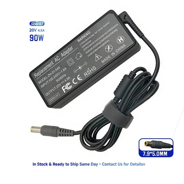 SUIBO Laptop AC Adapter 7.9x5.0mm DC QC3.0 Fast Charging 20V 4.5A 90W for Notebook OEM ODM