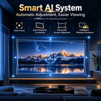 Nouveau projecteur laser triple 4K C5 Pro 2026, 4000 lumens ISO, laser RGB, home cinéma, zoom optique 1,3x