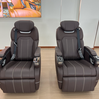 Siège de capitaine en cuir de luxe avec accoudoir réglable pour Maybach/Vclass/Vito/Metris/W447/Sprinter Van MPV SUV
