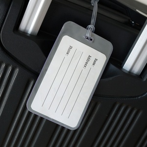 Étiquette de bagage en PVC pour avion, étanche, style urbain, anti-perte, identification pour bagages de soute en <span class=keywords><strong>voyage</strong></span> d'affaires - Product Image 3