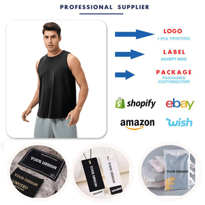 Custom Men Workout <b>Stringer</b> Athletic Quick Dry Y-Back <b>Vest</b> Bodybuilding Muscle Sleeveless Shirts Sportswear Wear - Product Image 3