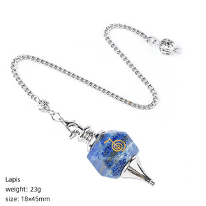 Vente en gros de pendentifs gravés au laser avec symboles géométriques, runes, symboles de puissance, pour la méditation et le yoga, à modulation de fréquence - Product Image 5