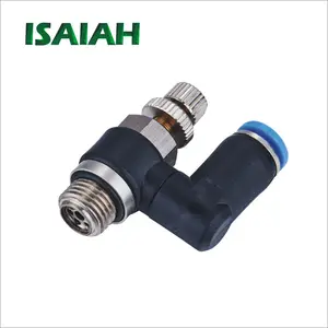 Hot Sale High Quality Pneumatic Component Throttle Valve G-Thread Free Spin Air Flow Speed Control Valve