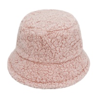 Chapeaux Bob Femme en Fausse Fourrure Teddy Épaisse et Chaude, Douce et Moelleuse, en Laine d'Agneau, pour l'Automne et l'Hiver