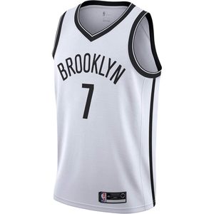 Brooklyn Nets <span class=keywords><strong>Kevin</strong></span> <span class=keywords><strong>Durant</strong></span> Blanco # 7 Youth Swingman Jersey con cuello en V, transpirable, unisex, para niños - Product Image 2