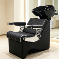 Meilleure Vente : Fauteuil de Lavage Moderne Robuste avec Bac en Céramique pour Salon de Beauté